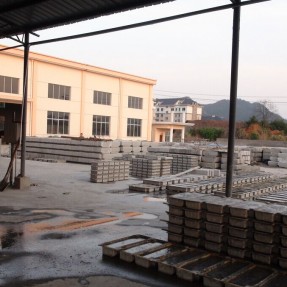 市政平石模具施工案例 市政平石模具施工案例