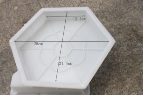 梅花圖案實心六邊形護坡模具 梅花圖案實心六邊形護坡模具