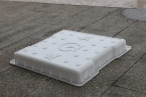 成貴高鐵雙缺口圓點水泥蓋板模具 成貴高鐵雙缺口圓點水泥蓋板模具